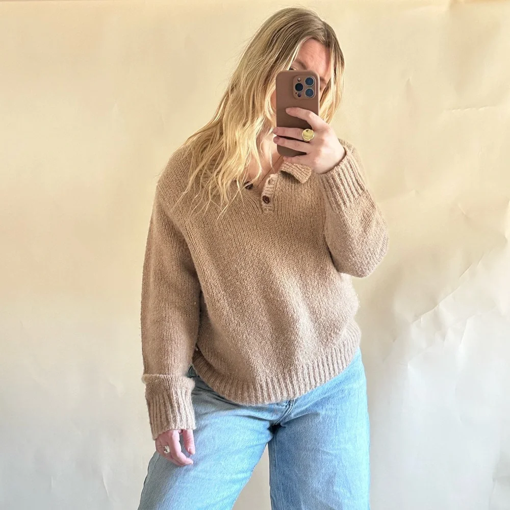 Alex Mill Frank Henley Sweater - Picture 5 of 5